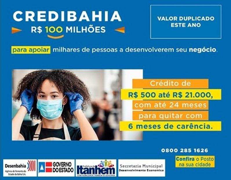 Agência do CrediBahia de Itanhém se destaca no Estado