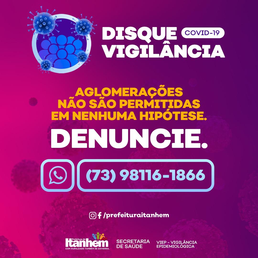 Secretaria da Saúde de Itanhém alerta para importância das medidas de prevenção, após aumento de casos de Covid-19
