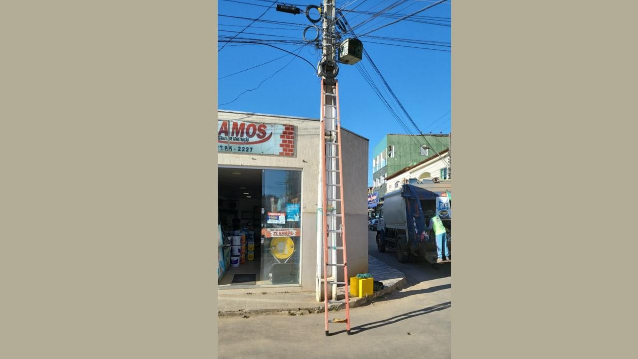 Master Publicidade está instalando novas caixas de som