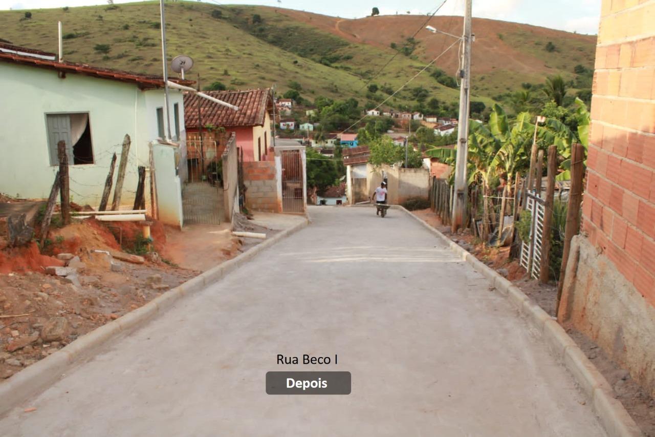 Prefeitura conclui obras de pavimentação em ruas do bairro Monte Santo, em Itanhém