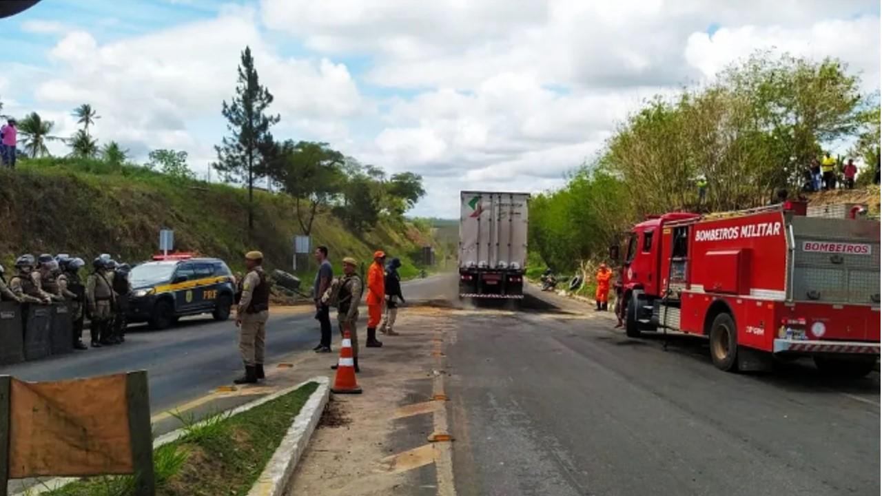 PRF diz que não há bloqueios ou interdições na Bahia nesta quinta-feira