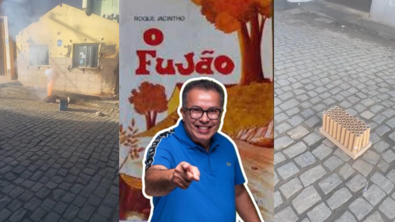 Comerciante comemora com fogos suposta desistência de pré-candidato a prefeito. “Adeus desespero da política de Itanhém