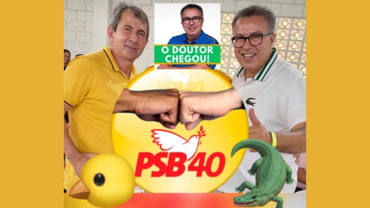 Card sobre união política entre Bentivi e Magno Pinheiro é falso