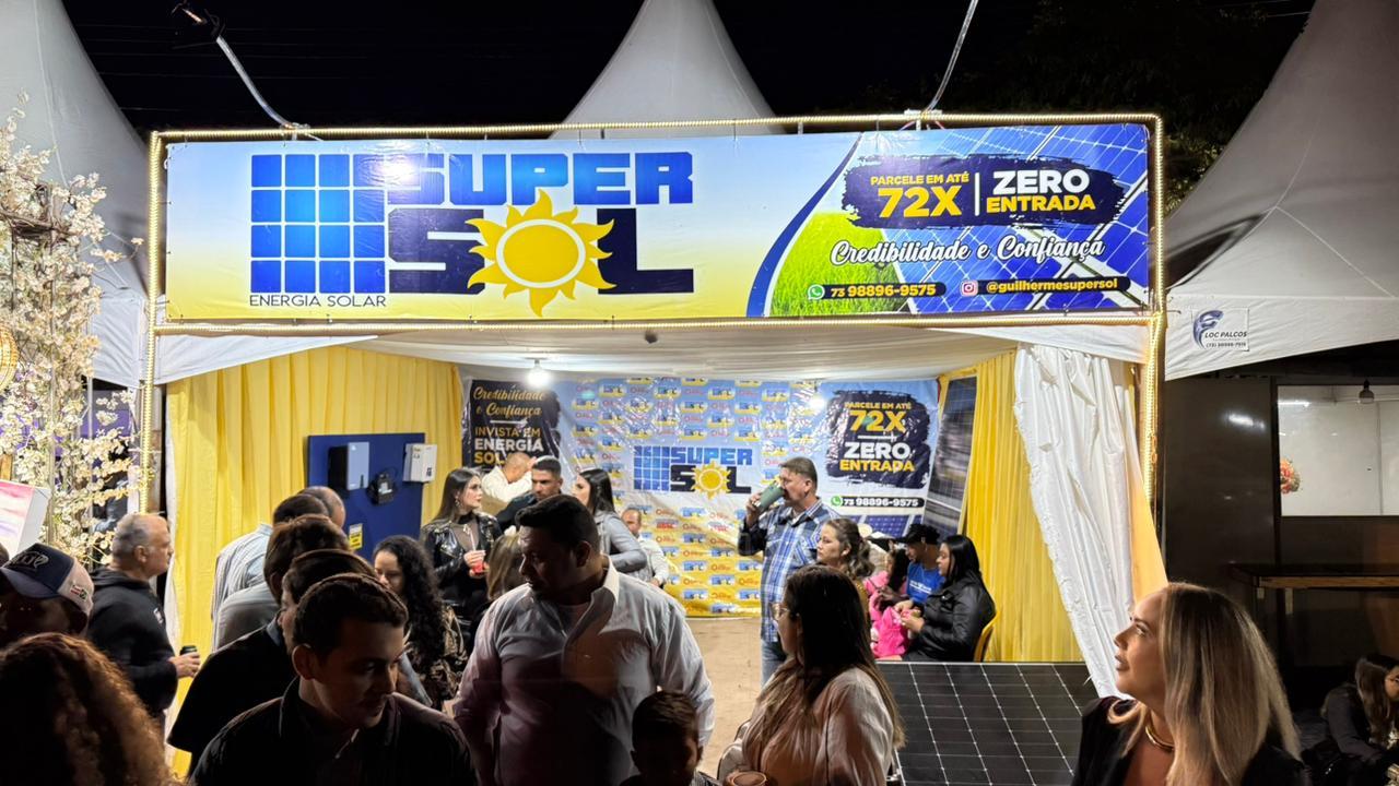 Super Sol Energia Solar se destaca como um dos estandes mais visitados da Exponhém 2025