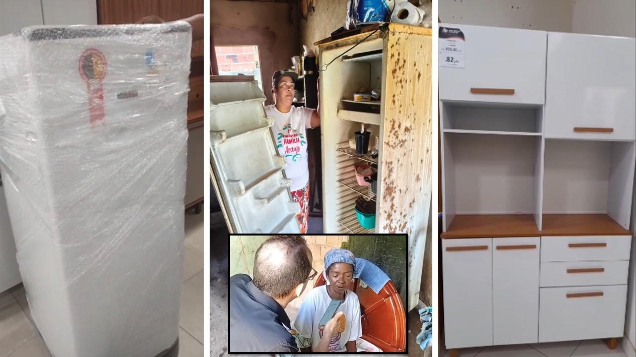 Começa a chegar mutirão e doações à família carente de Ibirajá mostrada em grande reportagem do Água Preta News