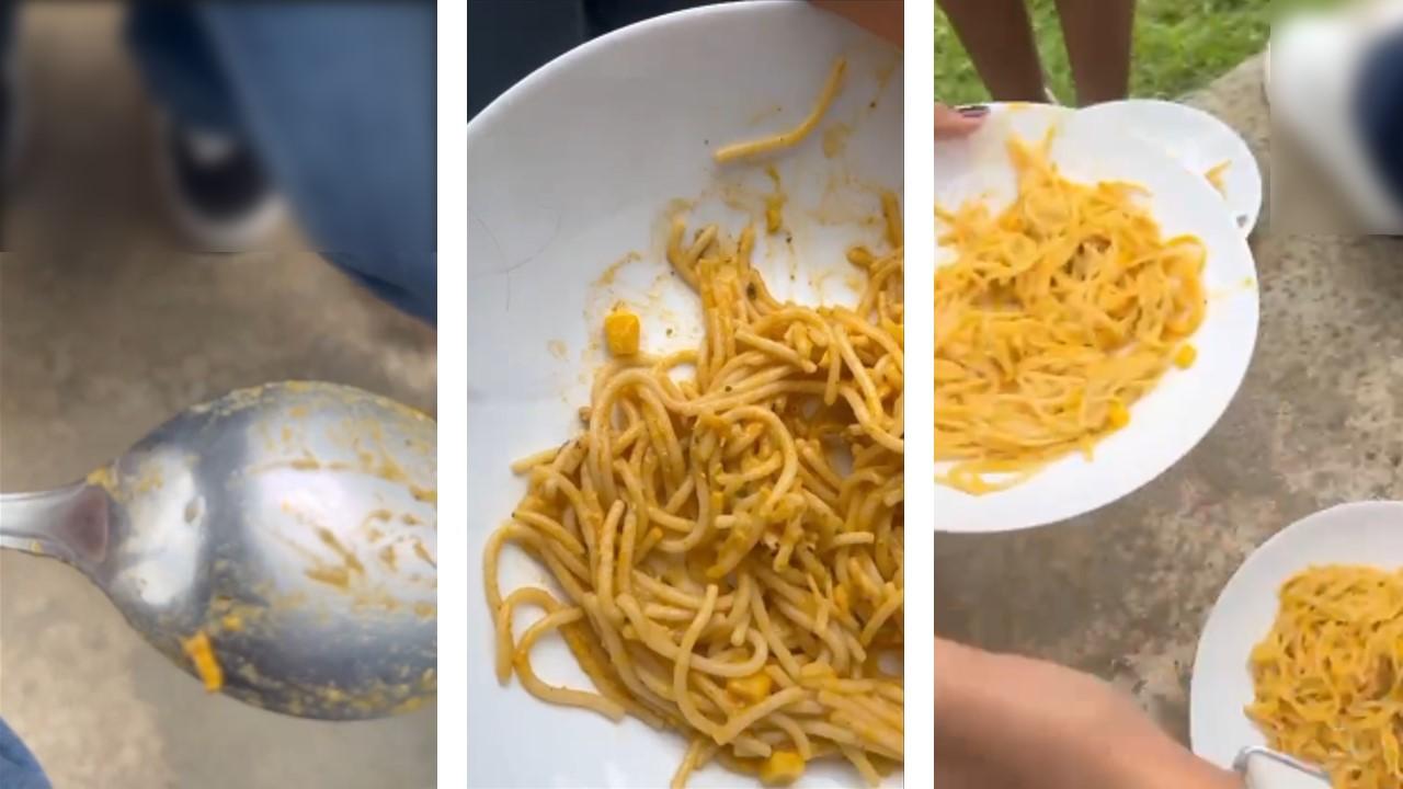 Vídeo mostra suposta presença de larvas na merenda escolar em colégio de Itanhém