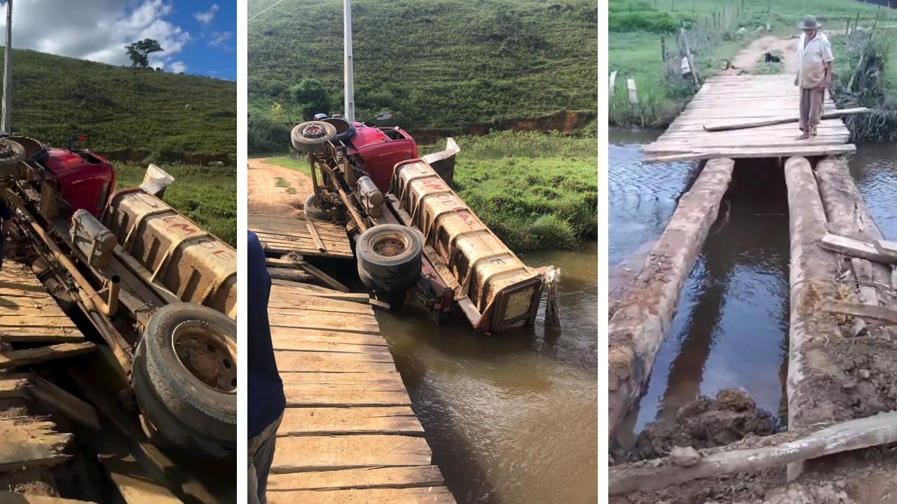 Após deixar prefeitura em 2016 com pontes deterioradas, problema se repete e estruturas voltam a cair em Itanhém na gestão de Bentivi