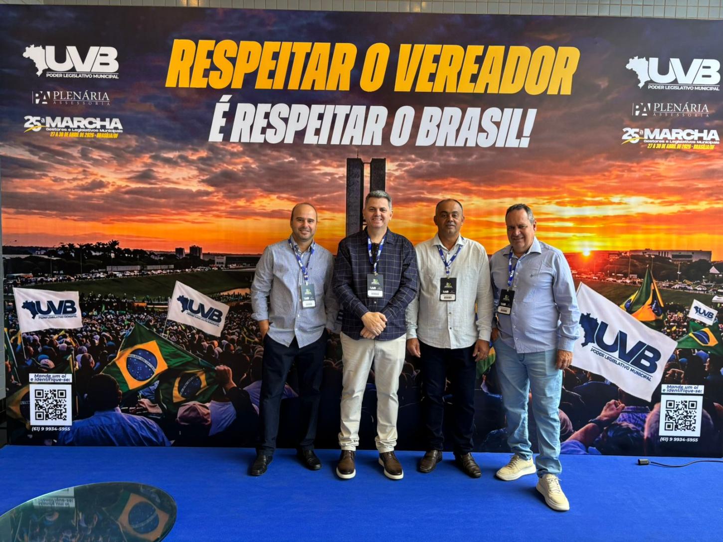 Vereadores de Itanhém participam da maior mobilização municipalista da América Latina, em Brasília