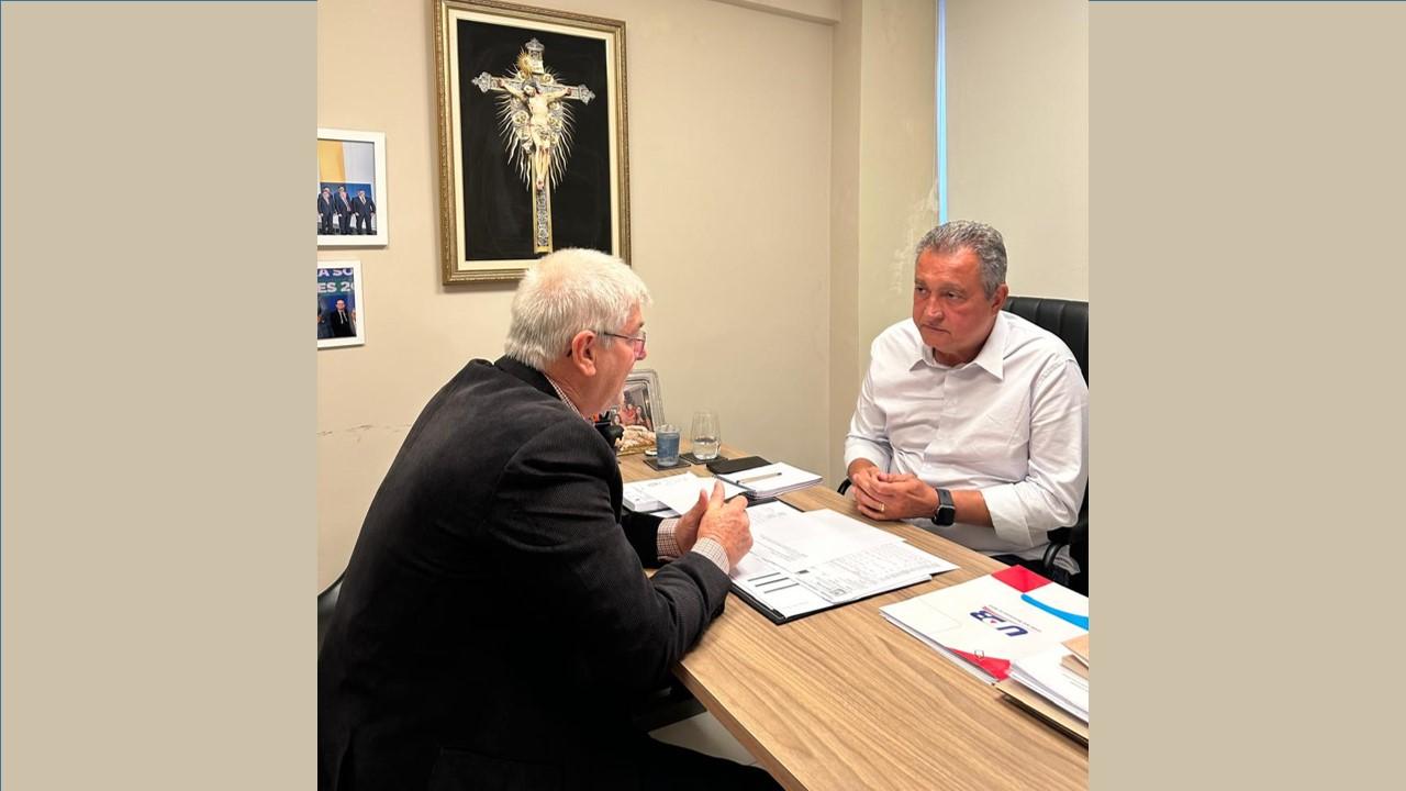 Mildson Medeiros se reúne com Rui Costa em Salvador e apresenta demandas para saúde e agricultura familiar de Itanhém