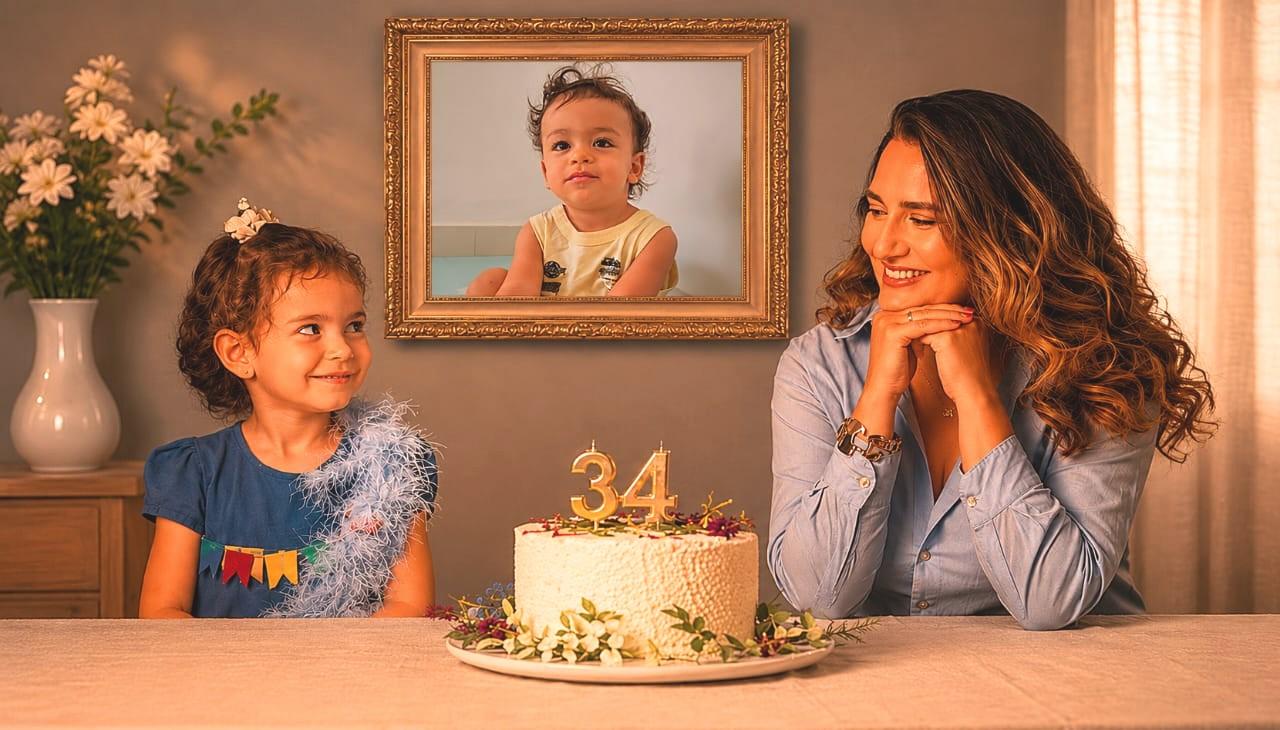 No aniversário de minha filha, renovo a certeza de que os planos de Deus se revelam perfeitos em cada fase da vida e a cada nova geração