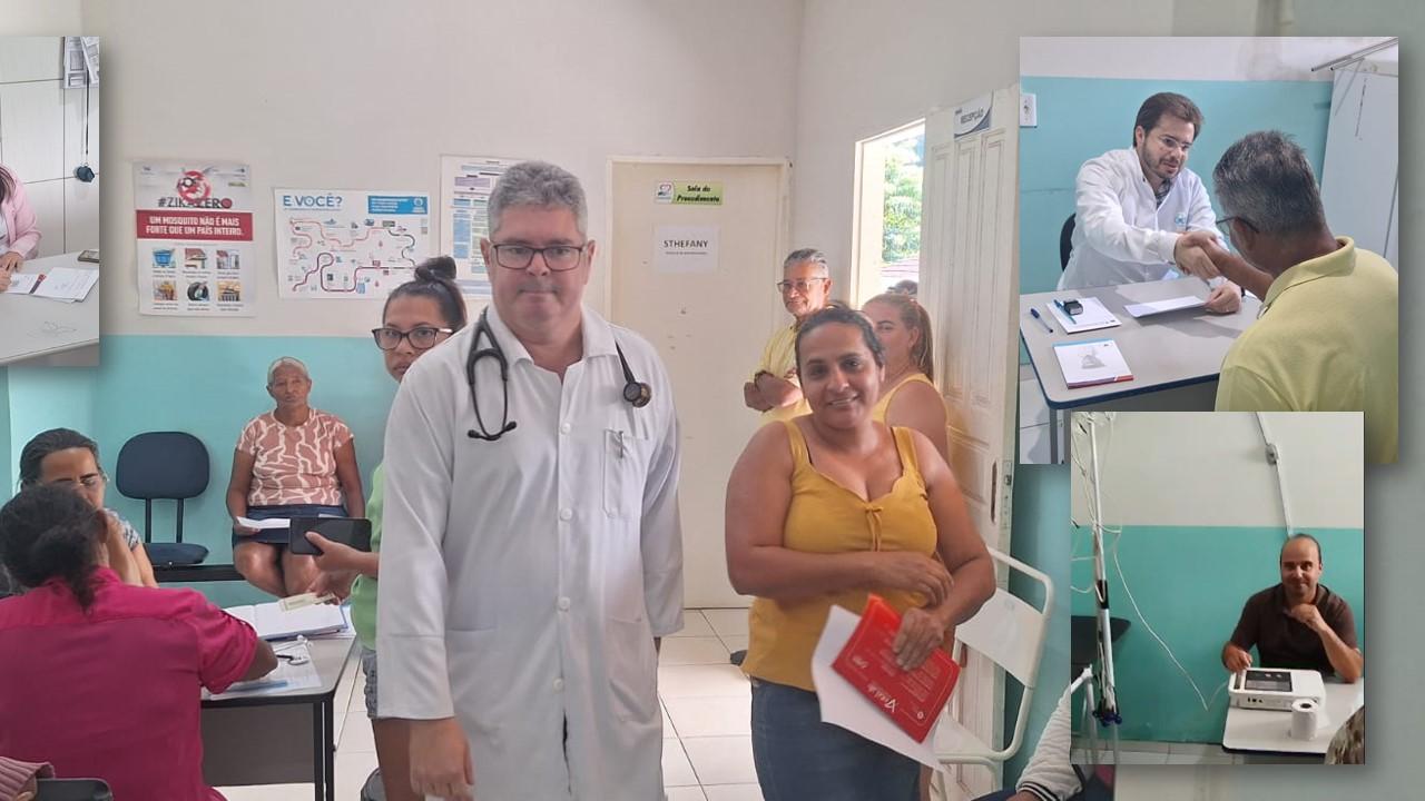 Projeto Dr. Demétrio Borges faz atendimentos de saúde em Vila Rezende, em Itanhém