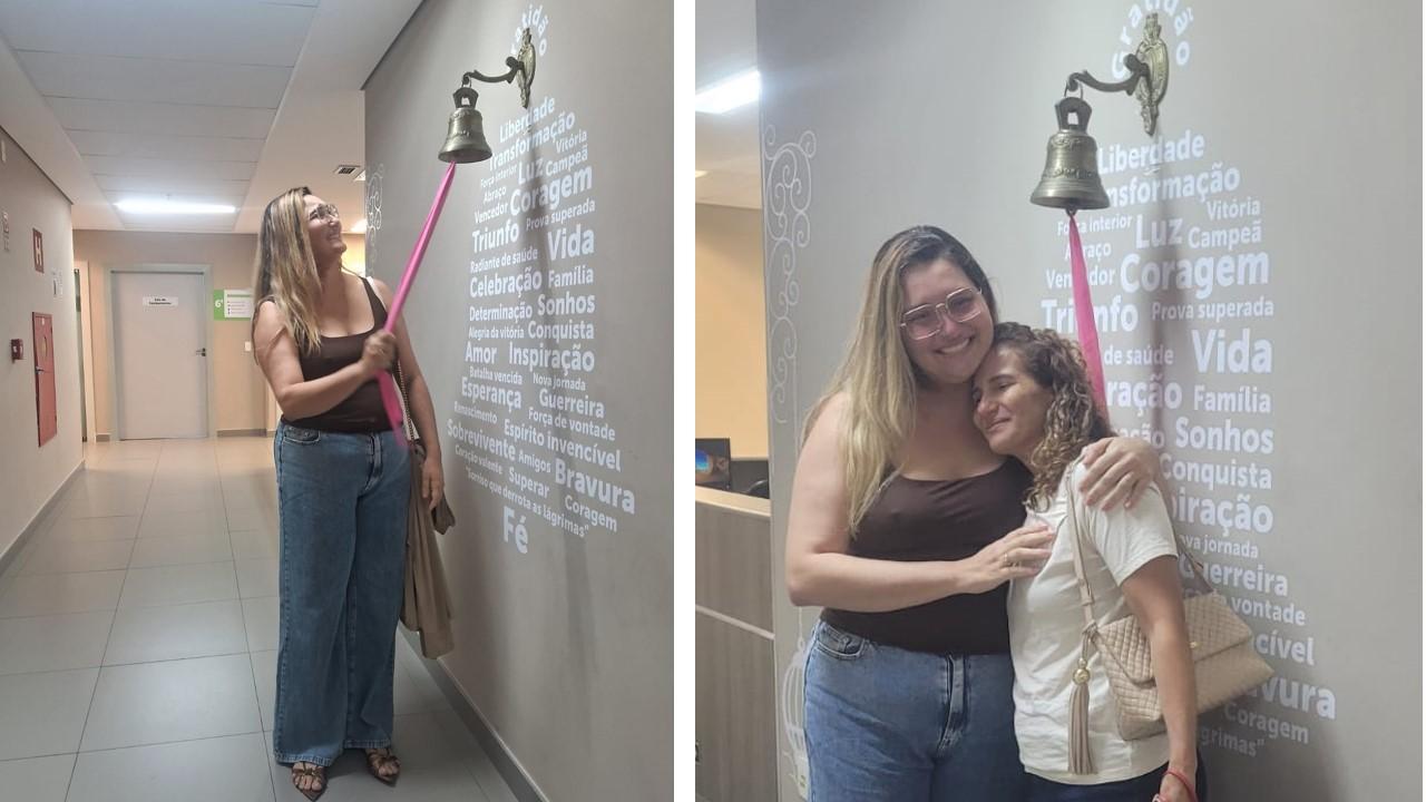 Thathira tocou o sino avisando que está vencendo e sua mãe chorou