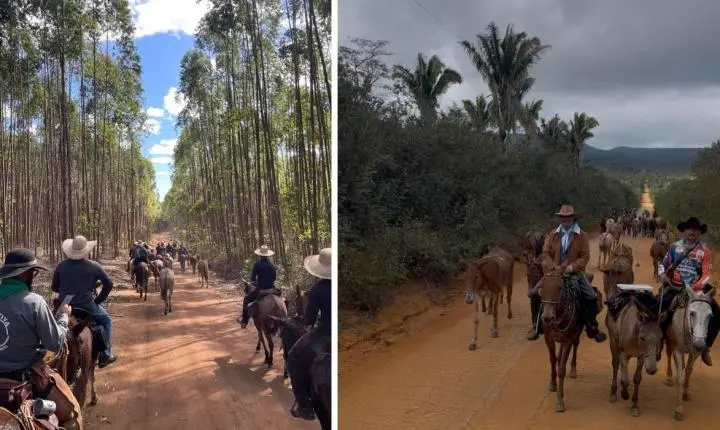 Muladeiros do Água Preta conclui romaria histórica a Bom Jesus da Lapa