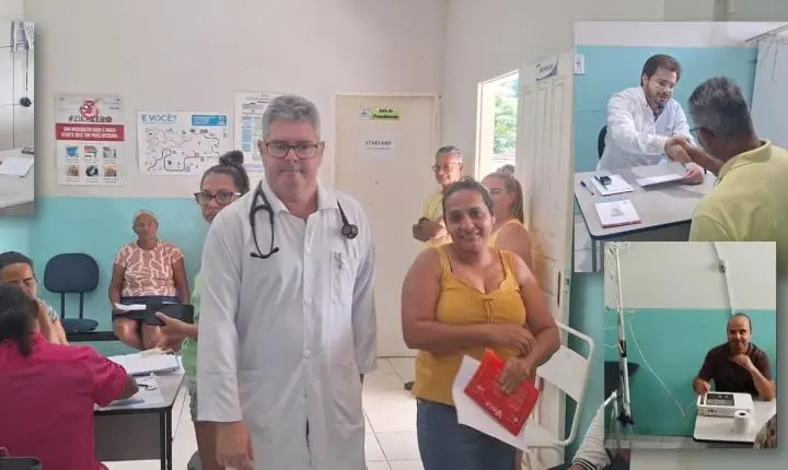 Projeto Dr. Demétrio Borges faz atendimentos de saúde em Vila Rezende, em Itanhém