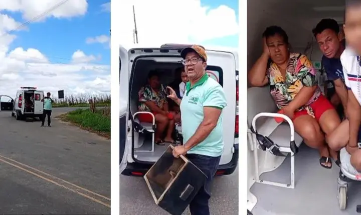 VEJA VÍDEOS: Grávida de risco denuncia humilhação em ambulância de Itanhém; “Eu só queria que ele me tratasse como gente; eu não sou lixo”
